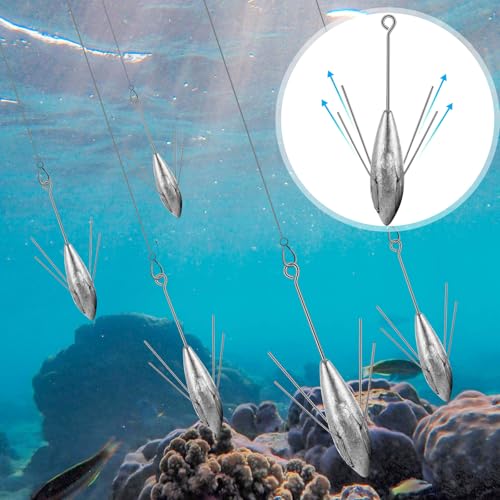 Fishing Sinker Weight Long Tail Surf Casting Lead Fishing Weights for Saltwater Fishing Gear Tackle Sinkers Fishing Weight Equipment