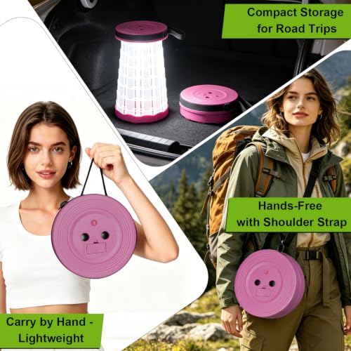 LED lanterns Camping light (Purple Monochrome)