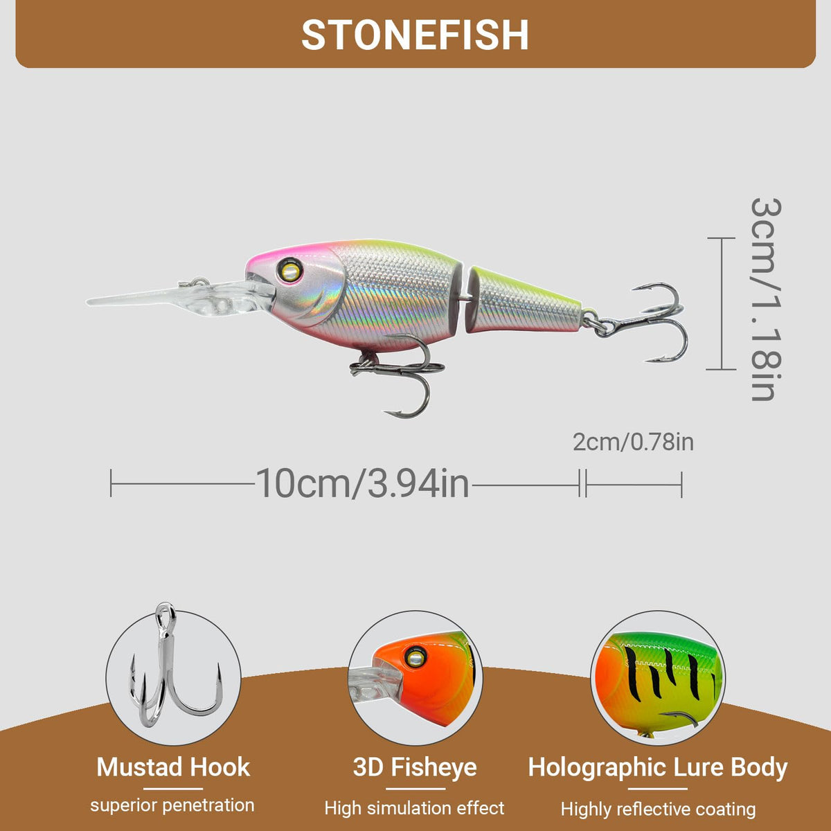 Walleye Fishing Lures (silver)