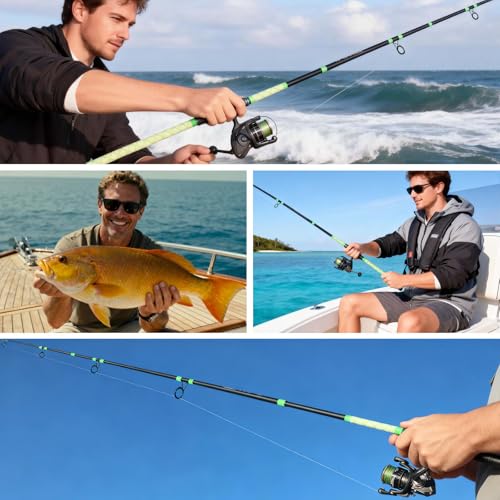 Surf Spinning Fishing Rod 9' (A-Green-11'0")