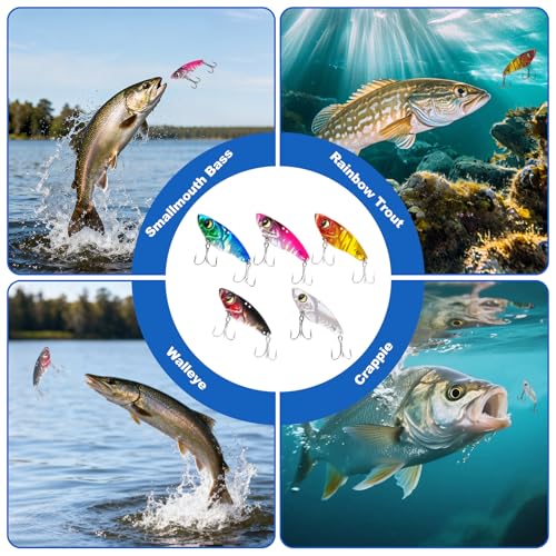 5PCS Vibration Bait Fishing Lures Set (1/2 oz, 5Pcs)