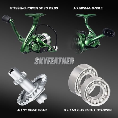 Windshadow Ultralight Fishing Rod and Reel Combo (Spinning Rod and Reel Combo / 6'0'')