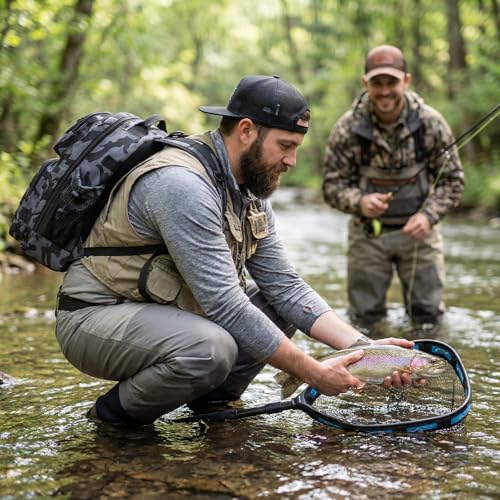 Fishing Backpack with Net