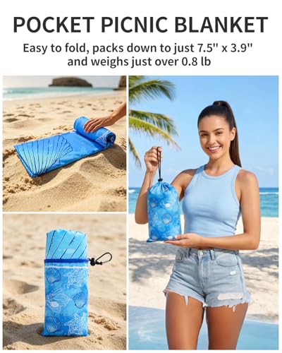 Beach Blanket Waterproof Sandproof Beach Mat