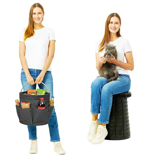 XXL Portable Toilet for Camping (Dark)