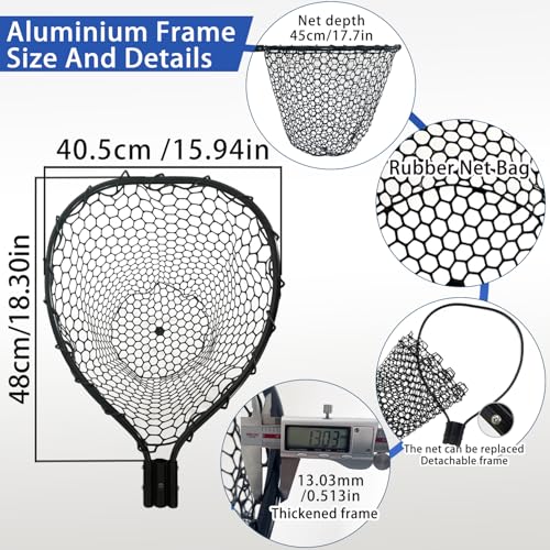 Black Telescoping Rubber Net (Black:Upgraded Metal Lock|length:63.8")