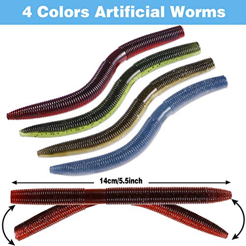 Wacky Worm Fishing Lure Kit