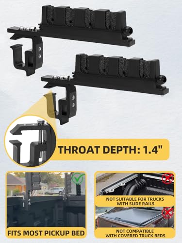 Fishing Rod Holder for Truck Bed (4 Rods for Truck Bed)