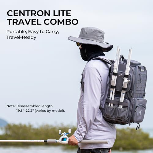 Centron Lite Travel Fishing Rod and Reel Combo