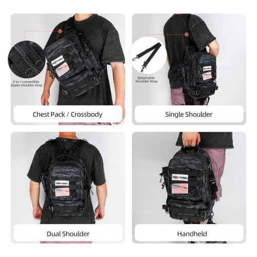 Tactical Fishing Backpack (Scorpion Camo)