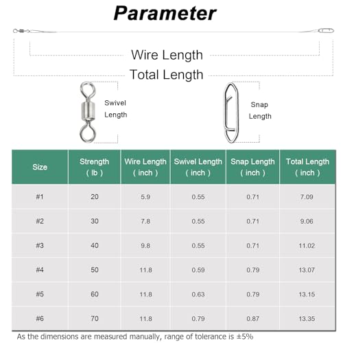 High Strength Fishing Leaders Steel Heavy Duty Fishing Leader Wire Line Stainless Wire Leaders Saltwater White Nickel