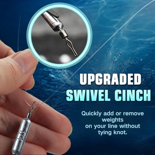 30PCS Drop Shot Weights (30 Pcs / 3 Sizes)