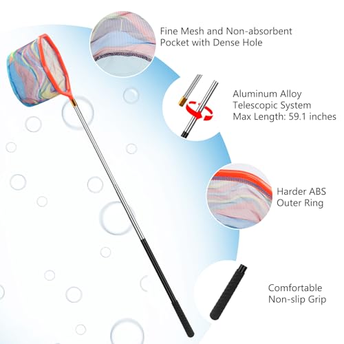 Kids Fishing Net (Red)