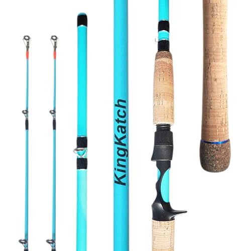 7’ Casting Fishing Rod with 2 Tips (A-JHLSQB-7'0")