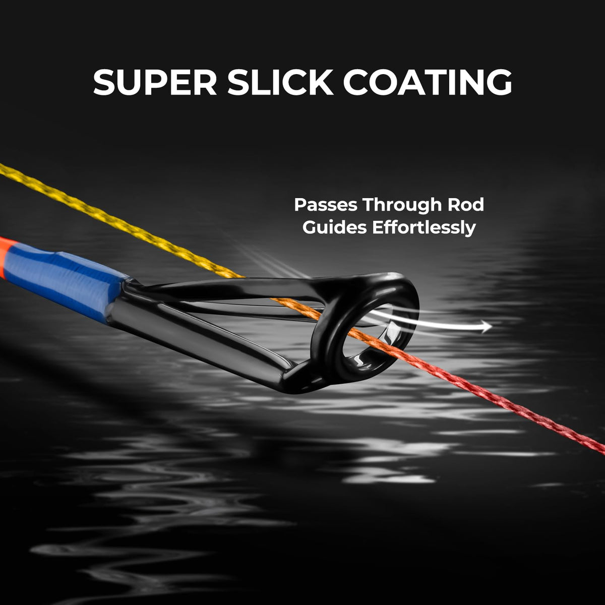 Superpower Braided Fishing Line (X4-Orange Camo / 10LB(150 Yds))