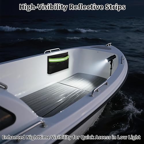 Waterproof & Breathable Marine Storage Bag with Hook and Loop Closure (Fluorescent Green)
