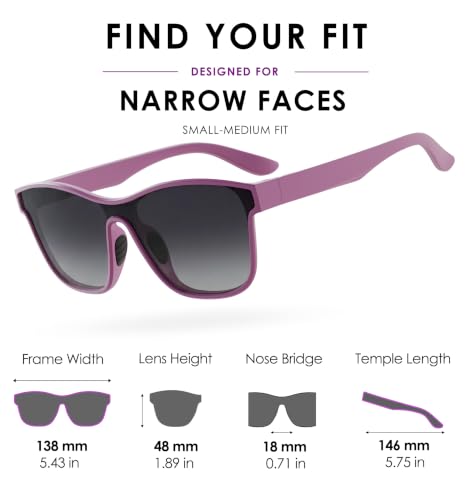 Polarized Sunglasses for Men and Women (C02- Frame: Matte Rose Red / Lens: Silver Mirror)