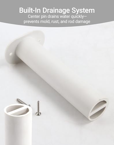 Flush Mount Fishing Rod Holder (White)