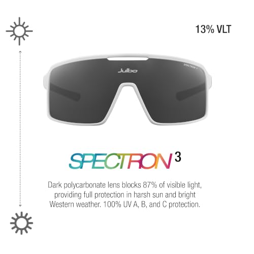 Ahab Performance Sunglasses (Salt Flat Frame - Smoke W/ Silver Mirror Lens (Spectron 3))
