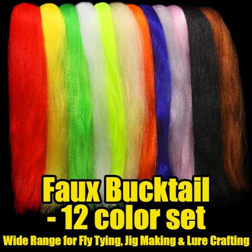 Faux Bucktail Fly Tying Materials Kit