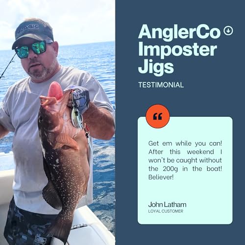 Imposter Jig Pinfish Color Slow Pitch Flutter Jigging Lure for Saltwater (70 Gram)
