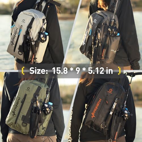 Small Fishing Bag with Rod Strap