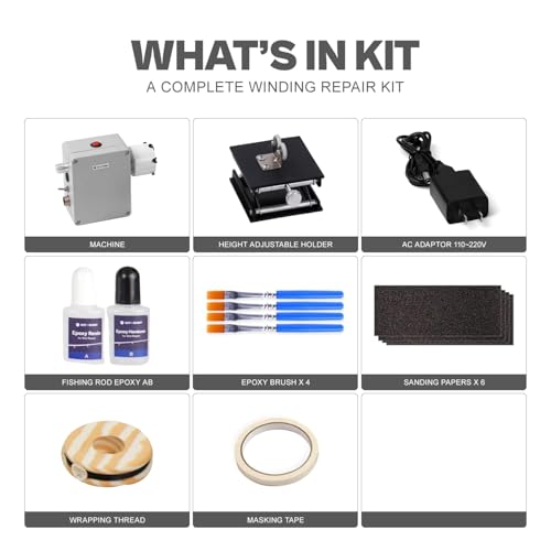 Fishing Rod Repair Kit (Standard / Motor+supplies)