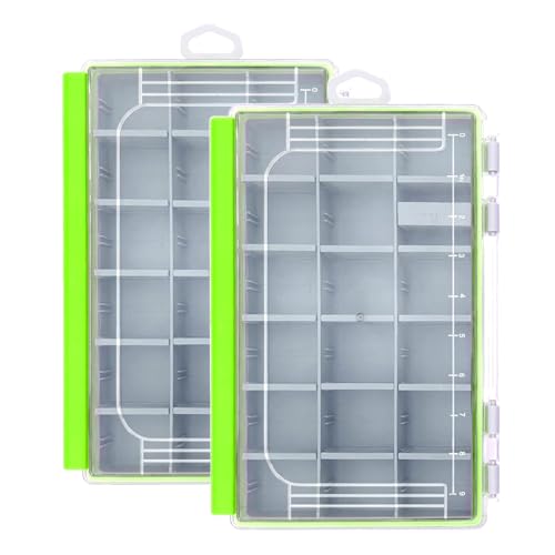 Waterproof Fishing Tackle Box Organizer with Removable Dividers Sturdy Lure Storage Box and Terminal Tackle Storage 3600 Tackle Trays