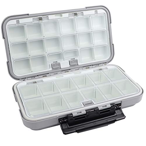 Fishing Tackle Box (Light Grey (Size: 7.8" L x 4.2" W x 1.8" H))