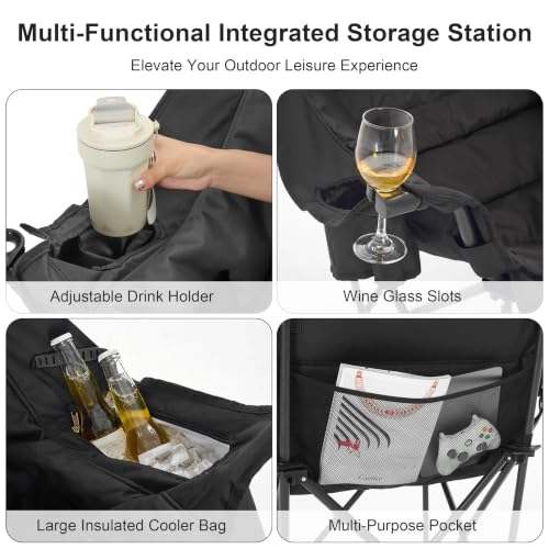No Assembly Portable Camping Chair