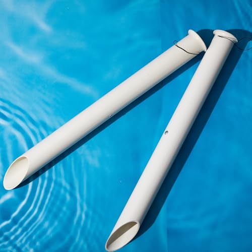 4 Pack Tubular Sand Spikes for Surf Fishing 27 Inch PVC Surf Shore and Beach Fishing Rod Holder Sand Spike for Beaches (27 Inch)