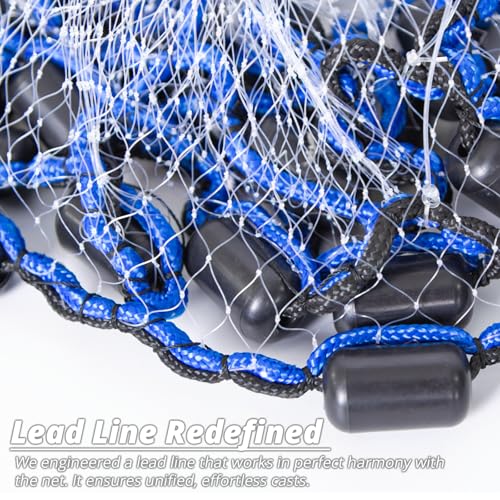 Ultra Light Series Fishing Cast Net with Eco