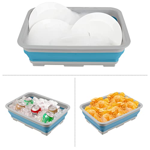 Collapsible Trash Can and Camp Sink Set