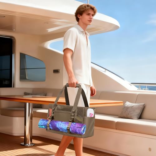 Mesh Boat Gear Bag (Brown)