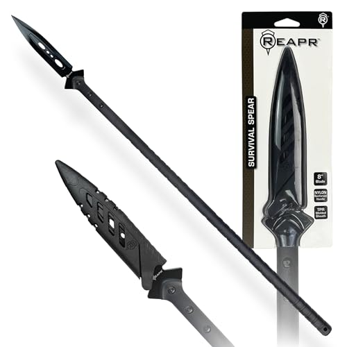 44" Fixed Blade Stainless Steel Throwing Spear