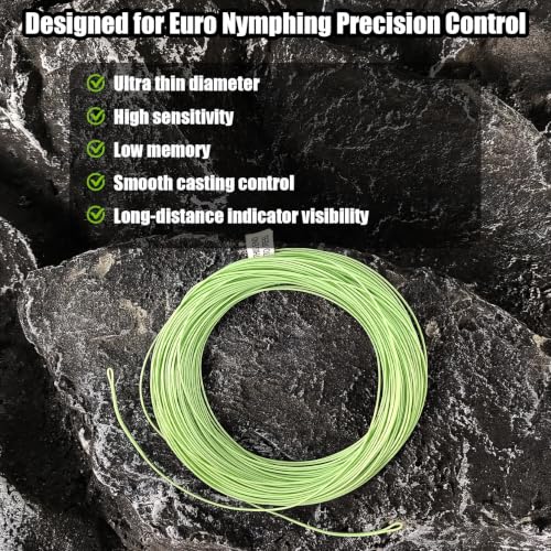 Nymph Fly Line for Euro Nymphing (0.55 Single Level line)