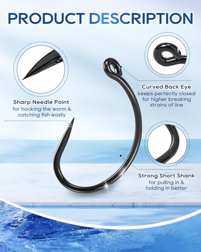 60PCS Size #8 Barbless Trout Hooks (60PCS,#8 / Gray)