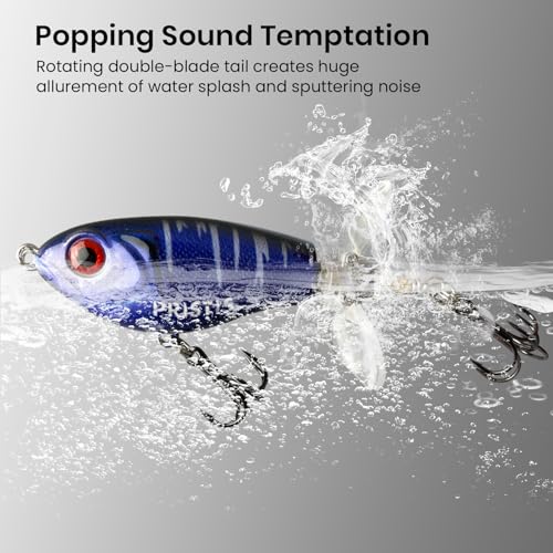 3 pcs Topwater Fishing Plopper Lures