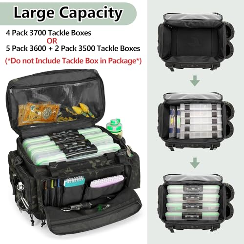Fishing Tackle Bag (Dark Camo)