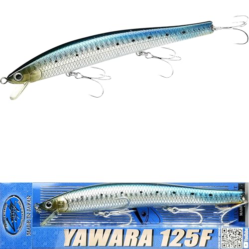 FlashMinnow 125 YAWARA Saltwater Fishing Lure (With Scale / 7702 Zebra Sardine / 125F)