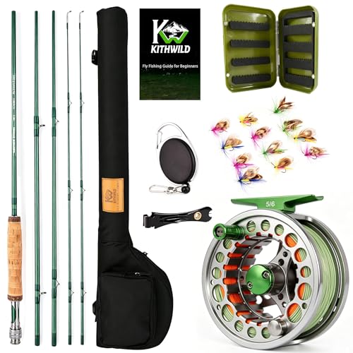 Fly Fishing Rod Combo (Green)