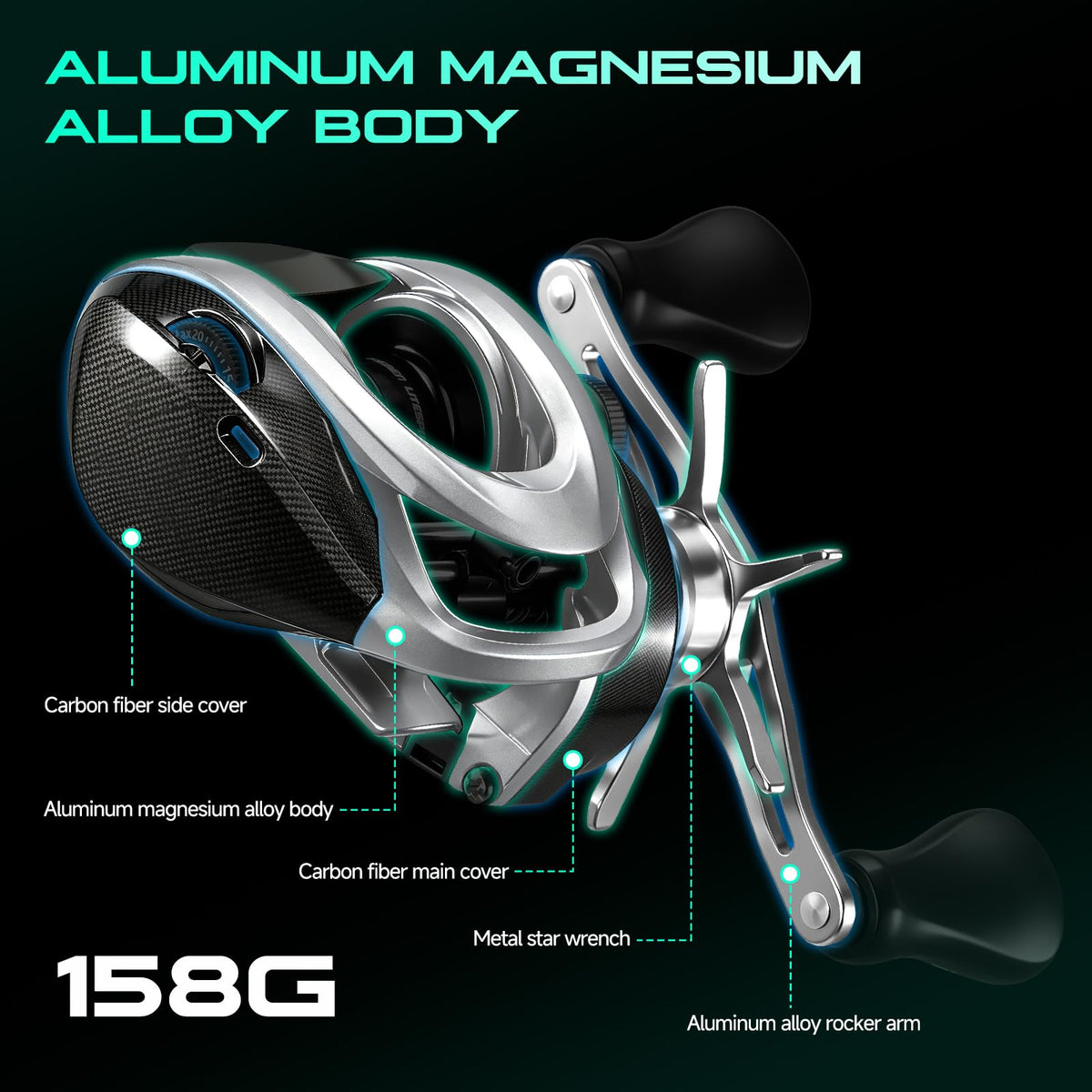 DC Baitcaster Reel (LSP(DC) / Left)