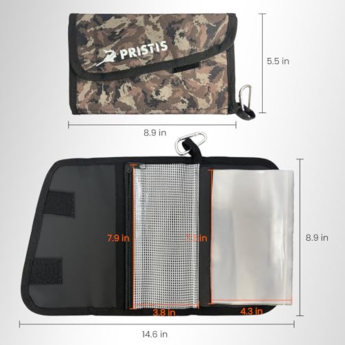 Fishing Soft Lure Storage Binder Bag (Jungle Camo)