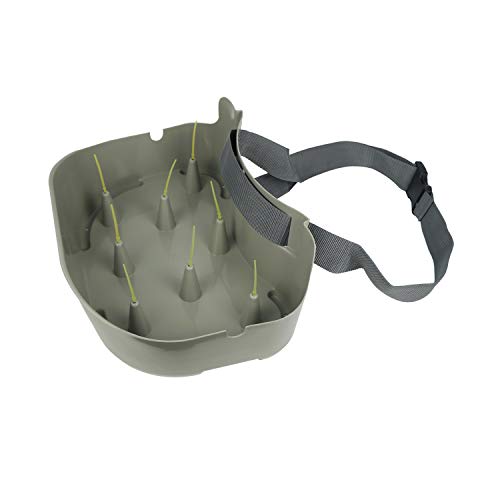 Fly Line Basket Authentic Danish Fisker Design Fishing Stripping Basket Ergonomic Smooth Curved Super Light Tangles with Silicone Spike for Line Tray