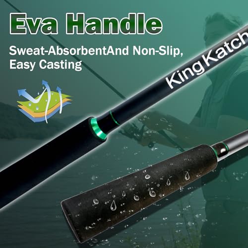 Surf Spinning Fishing Rod 9' (A-Black+Rig-9'0")