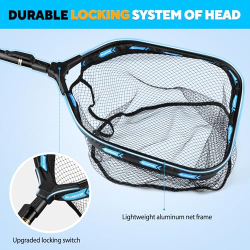 Fishing Net with Telescoping Handle (Single Net - 6.56 Ft Full Length)