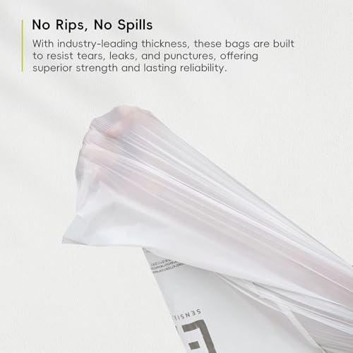 13 Gallon / 40-60 Liter,110 Count Drawstring Trash Bags, Extra-Strong Unscented Garbage Bags, Easy-Dispense Roll for Kitchen & Household Use, Resists Tears, Leaks and Punctures, Code F, White (110 Count (Pack of 1) / 13 Gallon Bags/Code F)
