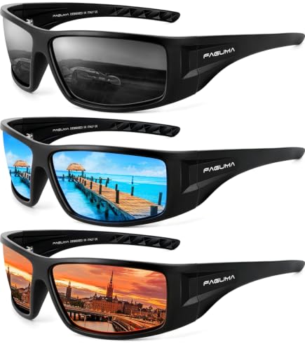 Polarized Sports Sunglasses For Men Women UV400 Protection