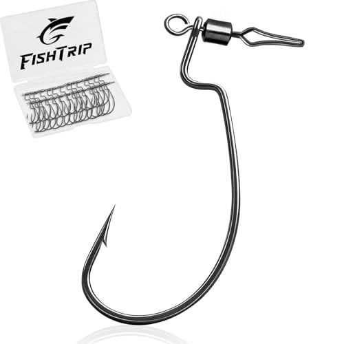 30 60Pcs Swivel Drop Shot Hooks Kit