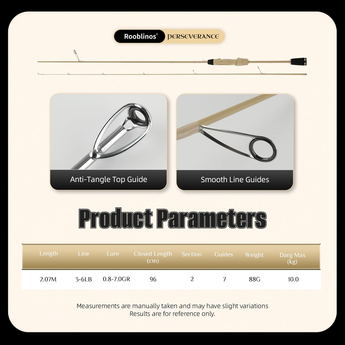 S612 Ultra Light Trout Rod (PE-S612UL-1.85m)